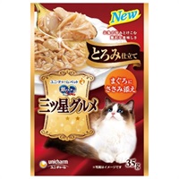 銀のスプーン 三ツ星グルメ パウチ とろみ仕立て まぐろにささみ添え 35g 銀のスプーン ユニ・チャーム(３５ｇ)
