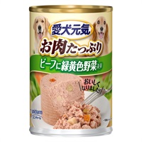 愛犬元気 お肉たっぷり ビーフに緑黄色野菜入り 375g ユニ・チャーム(375g)
