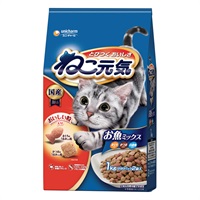 ねこ元気 お魚ミックス まぐろ･かつお･白身魚入り 1.0kg ユニ・チャーム(1.0kg)