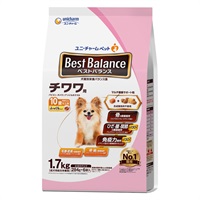 ベストバランス ふっくら仕立て チワワ用 10歳以上用 1.7kg Best Balance ユニ・チャーム(1.7kg)
