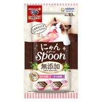 銀のスプーン 三ツ星グルメ おやつ にゃんSpoon 無添加 2種のアソート まぐろ味&かつお味 10g×10本 ユニ・チャーム(10g×10本)