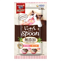 銀のスプーン 三ツ星グルメ おやつ にゃんSpoon 無添加 2種のアソート まぐろ味&鶏ささみ味 10g×10本 ユニ・チャーム(10g×10本)