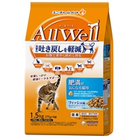 【Maru】キャットフード AllWellオールウェル 室内猫用詰め合わせ AllWell 肥満が気になる猫用 フィッシュ味 オールウェル ユニ