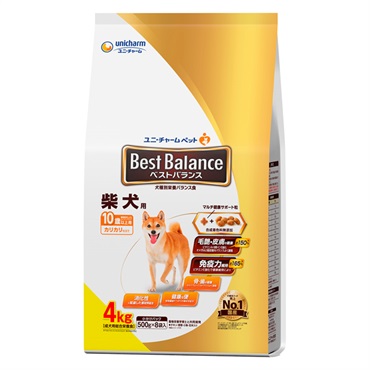 ベストバランス カリカリ仕立て 柴犬用 10歳以上用 4kg Best Balance ユニ・チャーム