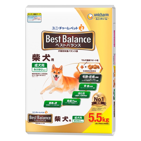 ベストバランス カリカリ仕立て 柴犬用 成犬用 5.5kg Best Balance ユニ・チャーム(5.5kg)