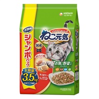 ねこ元気 お魚と野菜入りミックス まぐろ･かつお･白身魚･緑黄色野菜入り 3.5kg ユニ・チャーム(3.5kg)