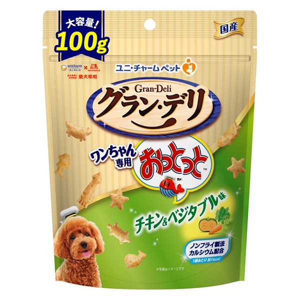 グラン・デリ ワンちゃん専用 おっとっと チキン&ベジタブル味 100g Gran-Deli ユニ・チャーム(100g)
