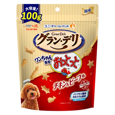 グラン・デリ ワンちゃん専用 おっとっと チキン&ビーフ味 100g Gran-Deli ユニ・チャーム