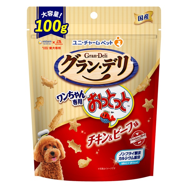グラン・デリ ワンちゃん専用 おっとっと チキン&ビーフ味 100g Gran-Deli ユニ・チャーム(100g)