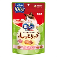 銀のスプーン おいしい顔が見られるおやつ しっとりリッチシーフード&チキン 100g ユニ・チャーム(100g)