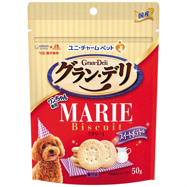 グラン・デリ ワンちゃん専用 マリービスケット 50g グラン・デリ Gran‐Deli ユニ・チャーム(スイートポテト味)