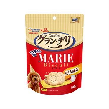 グラン・デリ ワンちゃん専用 マリービスケット 50g グラン・デリ Gran‐Deli ユニ・チャーム(バナナミルク味)