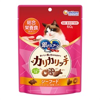 銀のスプーン おいしい顔が見られるおやつ カリカリッチ 総合栄養食おやつ シーフード 60g ユニ・チャーム(60g)