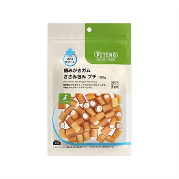 歯みがきガム PETEMO(歯みがきささみ包プチ 100g)