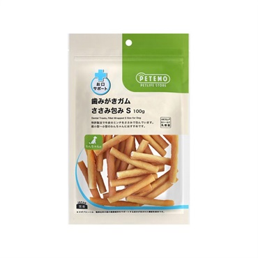 歯みがきガム PETEMO(ささみ包みＳ 100g)
