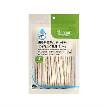 歯みがきガム PETEMO(やわらかヤギミルク風味Ｓ 100g)