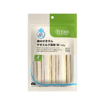 歯みがきガム PETEMO(ヤギミルク風味　Ｍ 100g)