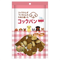 コックさんがワンちゃんのために焼いた コックパン ミルク味 50g