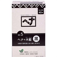 ナイアード へナ+木藍 黒 400g naiad(400g)