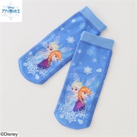 ディズニー エルサフロントショート丈ソックス 13cm-19cm 子供(13-19cm)