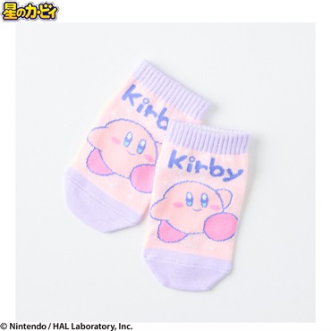 星のカービィ ピンクカービィフロントスニーカー丈ソックス 13cm-19cm 子供