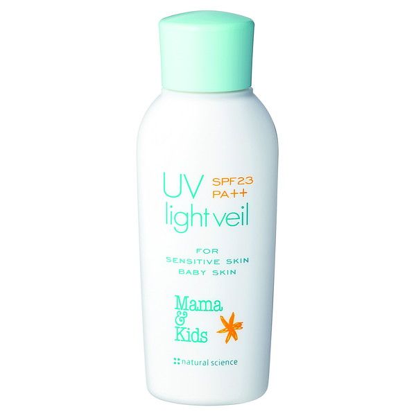 ママ&キッズ UVライトべール 90ml SPF23 PA++ スキンケア お一人さま3点限り UV対策(4530025010013)