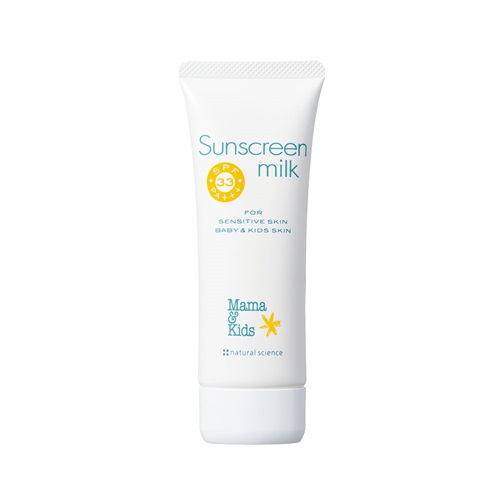 ママ&キッズ サンスクリーンミルク 80g SPF33 PA+++ 日焼け対策 ベビー