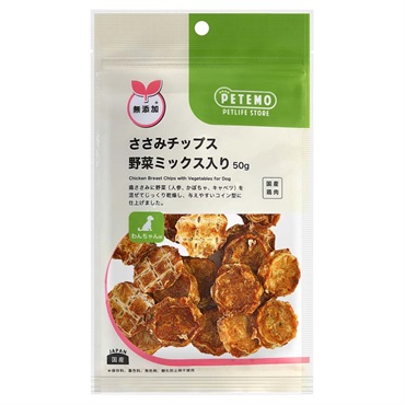 ささみ PETEMO ササミ包みガムS 40g（4521248013493）｜犬フード