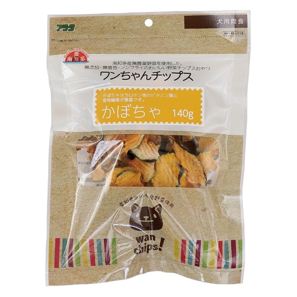 ワンちゃんチップス かぼちゃ 140g アラタ(140g)