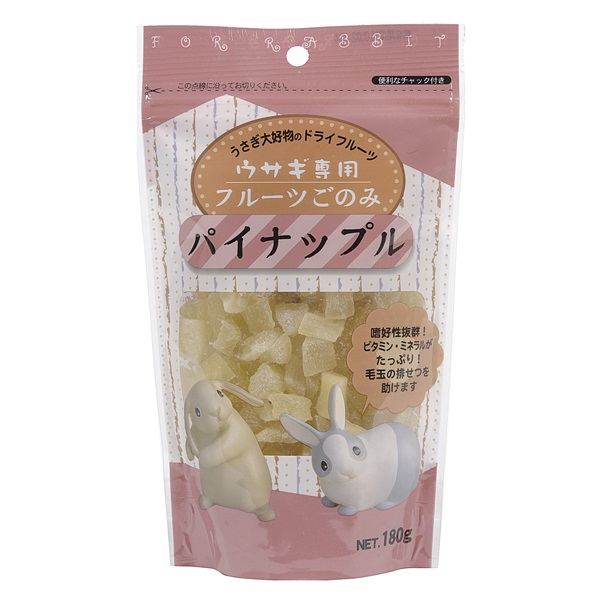 ウサギ専用 フルーツごのみ パイナップル 180g アラタ | イオン
