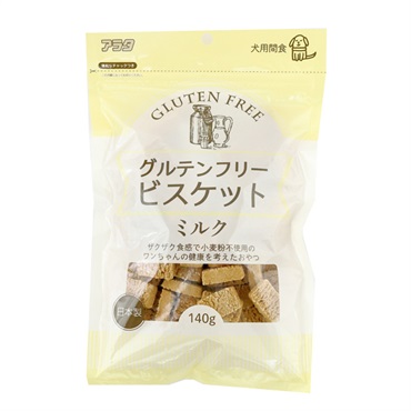 グルテンフリー ビスケット ミルク 140g アラタ