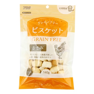グレインフリー ビスケット ささみ 140g アラタ