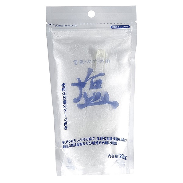 金魚・めだか用 塩 200g アラタ(200g)