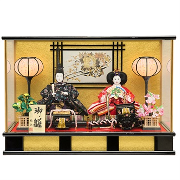 福仙 親王ｹｰｽ飾り 「花車」 27-3-1 4532365153146 ひな人形 雛人形 RKT