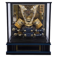 福仙 兜ケース飾り「蒼天龍(そうてんりゅう)」五月人形 かぶと