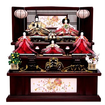 福仙 三段飾り「てまり桜」 4532365213017 ひな人形 雛人形 | イオン