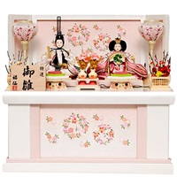 福仙 親王収納飾り「白桃香」 4532365223016 ひな人形 雛人形 RKT