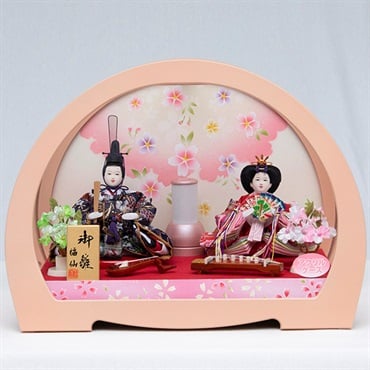 福仙 親王ケース飾り「みすず」 4532365223085 ひな人形 雛人形