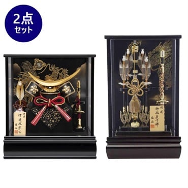 福仙 兜ケース・破魔弓ケース飾りセット「登龍伊達」 4532365231530