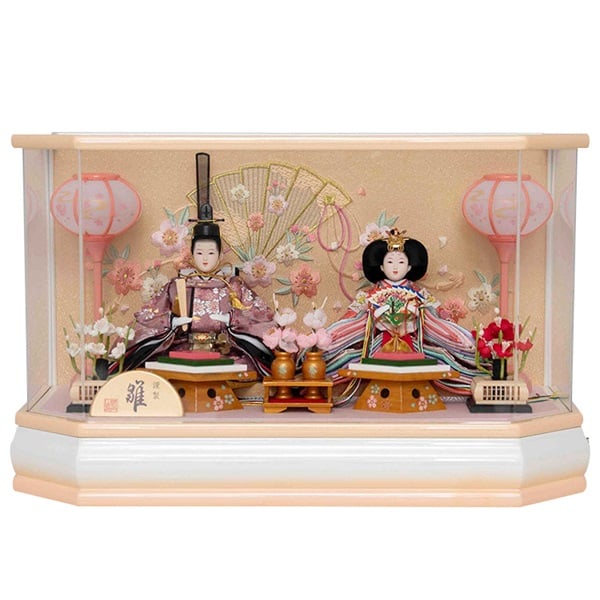 福仙 親王ケース飾り 「ひなた」 4532365243021 ひな人形 雛人形 RKT