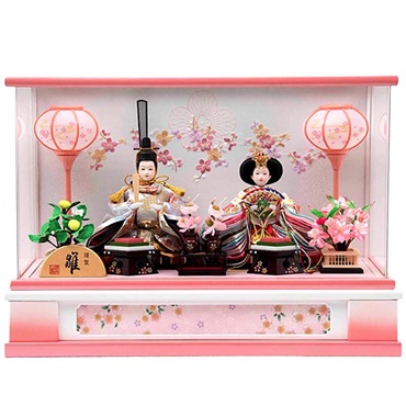 福仙 親王ケース飾り「ののか」 4532365243052 ひな人形 雛人形 RKT