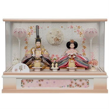 福仙 親王ケース飾り 「ここな」 4532365253051 ひな人形 雛人形 RKT