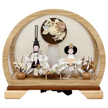 雛人形（福仙） 福仙 親王ケース飾り「胡桃（くるみ）」 4532365253075 ひな人形