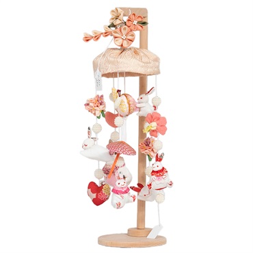 福仙 つるし飾り ベージュ髪飾り付き 4532365253150 ひな人形 雛人形