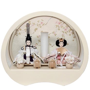 福仙 親王ケース飾り「雪乃」 4532365263074 ひな人形 雛人形 | イオン