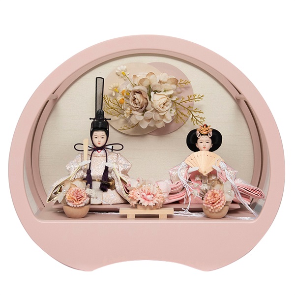 福仙 親王ケース飾り「花穂（かほ）」 4532365263098 ひな人形 雛人形