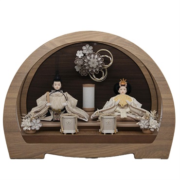 完売】福仙 親王ケース飾り「星花」 4532365263104 ひな人形 雛人形