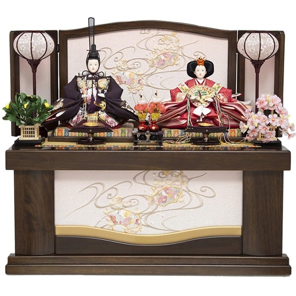 福仙 親王収納飾り「舞扇」購入特典つき ひな人形 雛人形