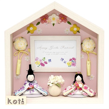 福仙 kotiお花のお家 親王飾り 4533576018941 ひな人形 雛人形