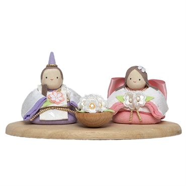 福仙 響-淡色にっこりおひなさま(2人) 4533576019269 ひな人形 雛人形